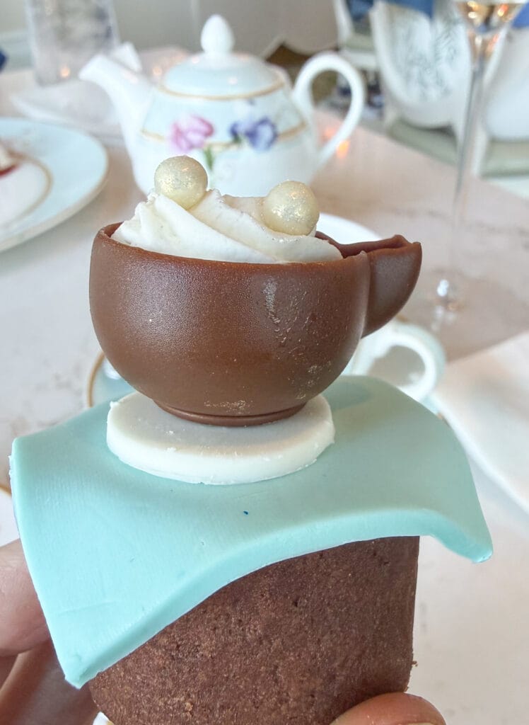Disney Tea Experience too cute to eat cake