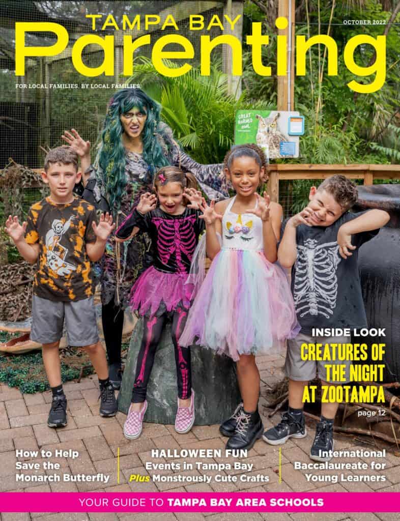 October 2022 Issue of Tampa Bay Parenting Magazine