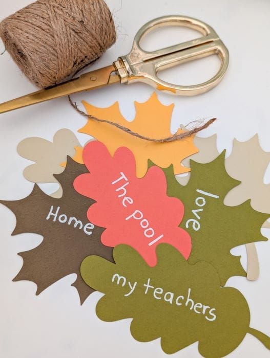 Family crafting ideas from Karimah Henry, Thankful Tree