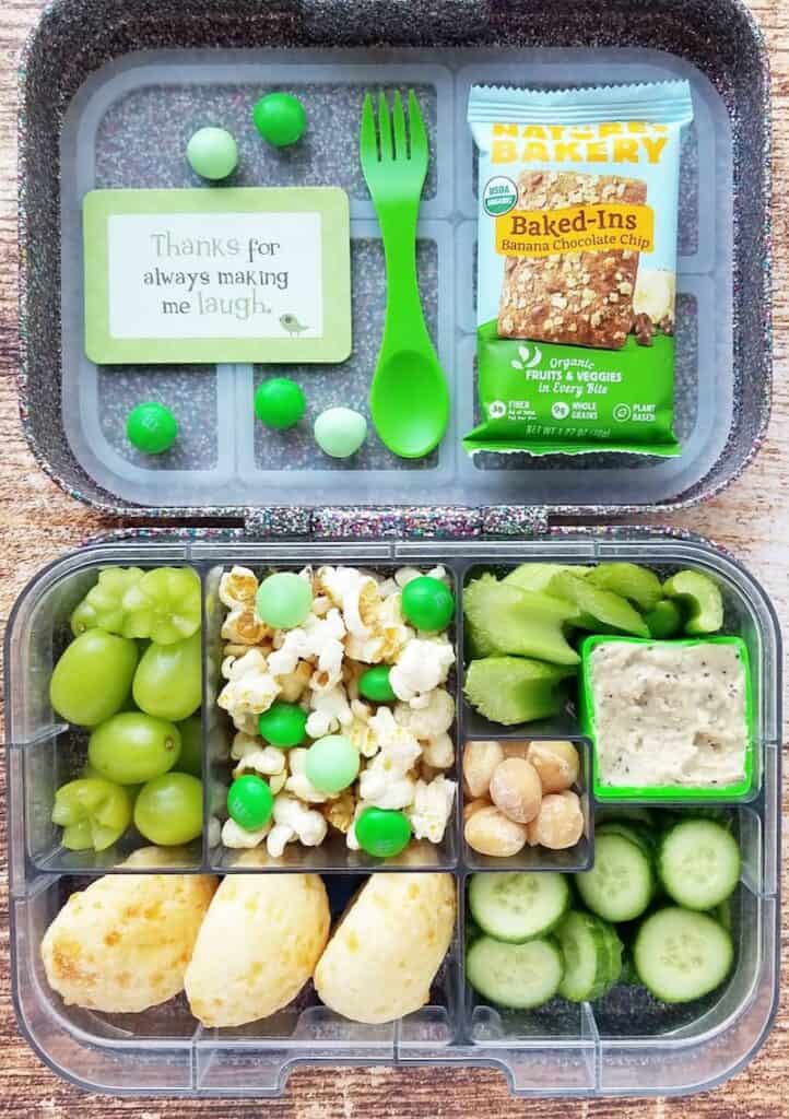 March lunchbox and st Patrick's day snack ideas 