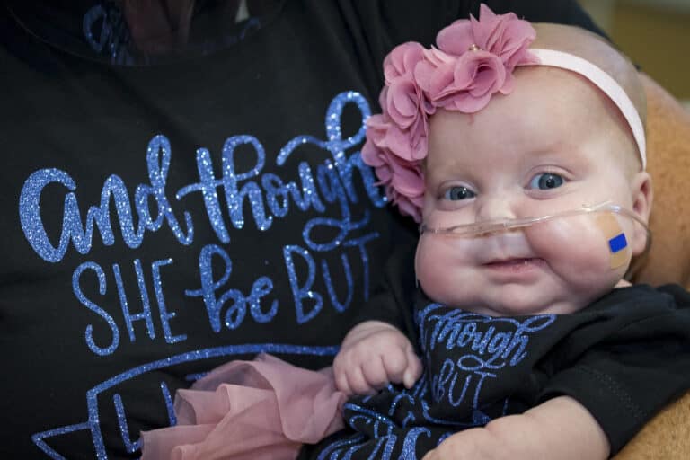 Saylor Celebrates First Birthday Thanks to Her Medical Team