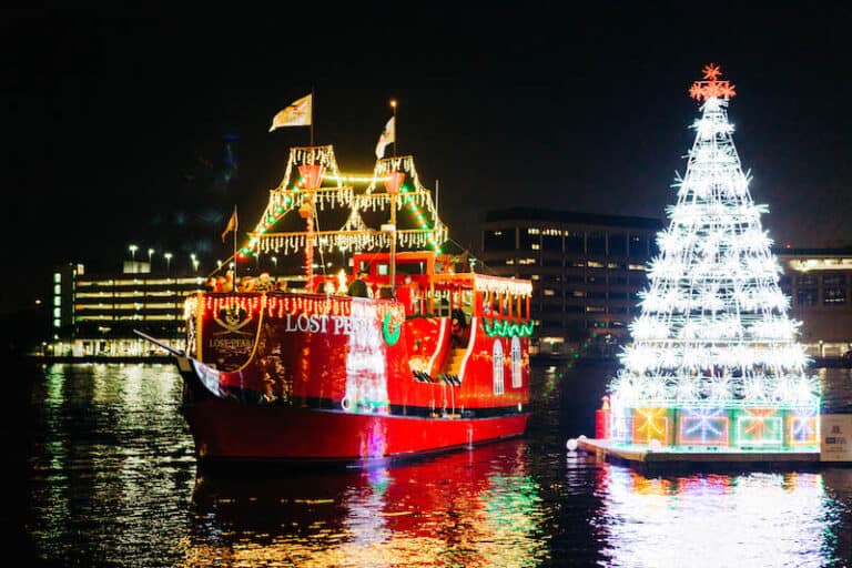 The Lost Pearl pirate ship in Tampa, a Pirate's Christmas Cruise