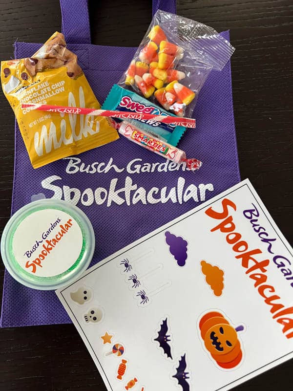 Candy and treats from Busch Gardens Spooktacular
