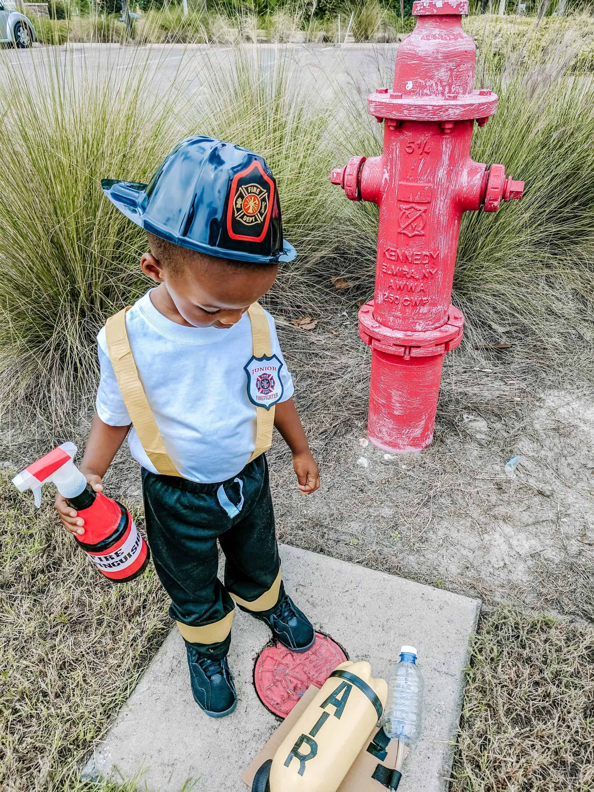 DIY Firefighter Costume by Karimah Henry