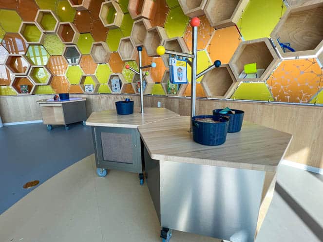 Design Park play stations at Florida Children's Museum