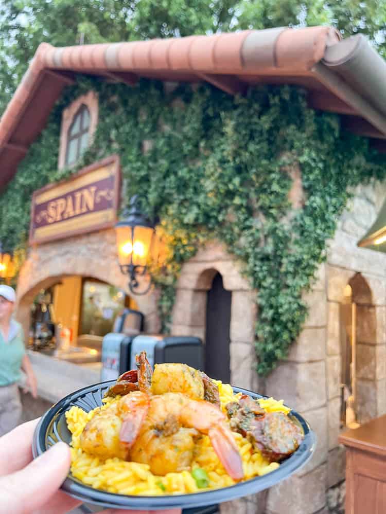 EPCOT Food and Wine Paella in Spain