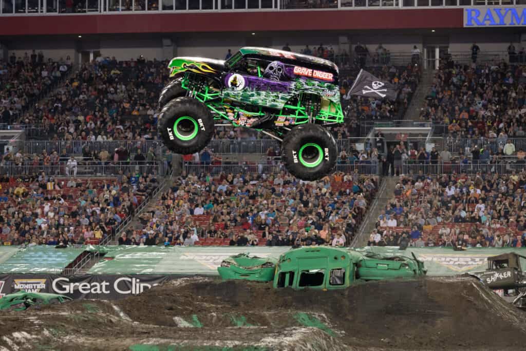 Monster Vision Let's Your Monster Trucks Jump Over Objects with