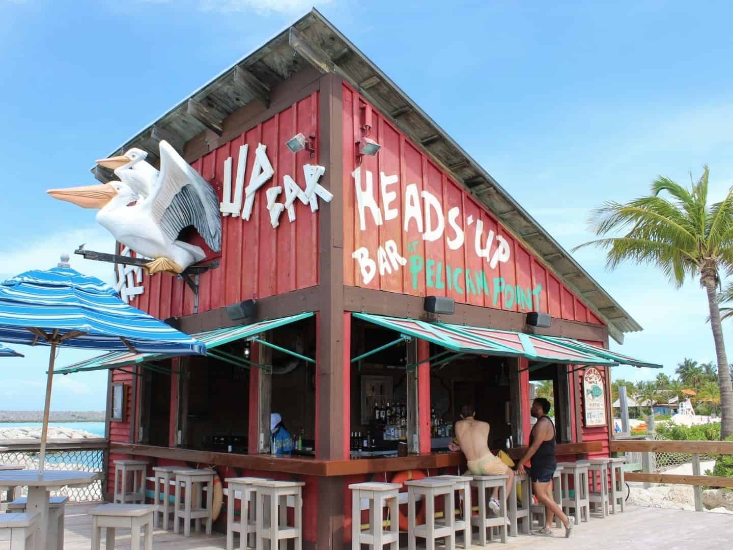 Head's Up Bar on Disney Castaway Cay 