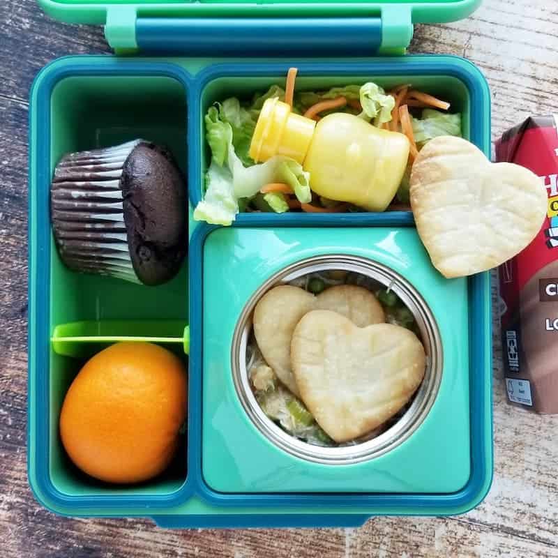 chicken pot pie holiday lunch box ideas with @lunchboxmafia