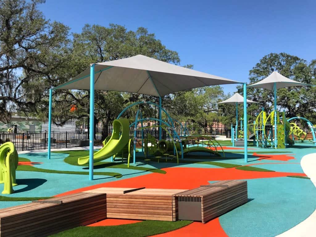 Julian B. Lane Riverfront Park Tampa best playgrounds in Tampa bay
