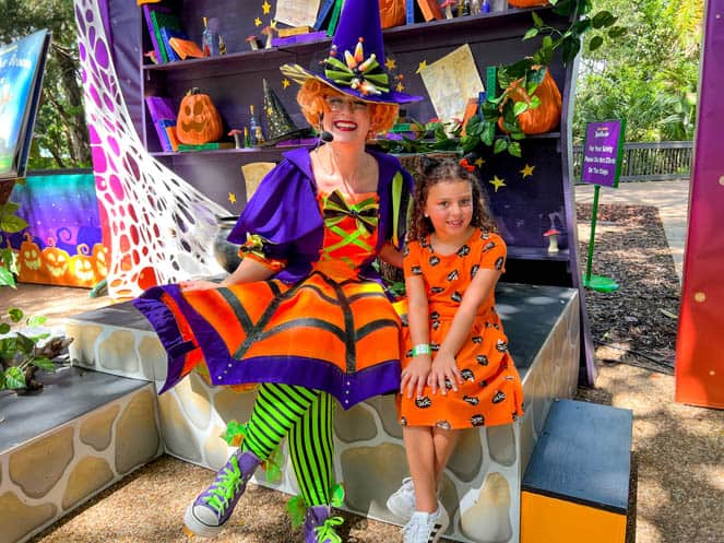 Kandy the Witch at Busch Gardens Spooktacular