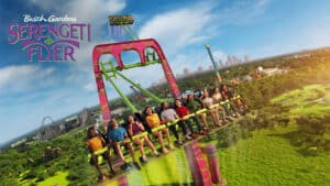 Serengeti Flyer new ride at Busch Gardens Tampa Bay