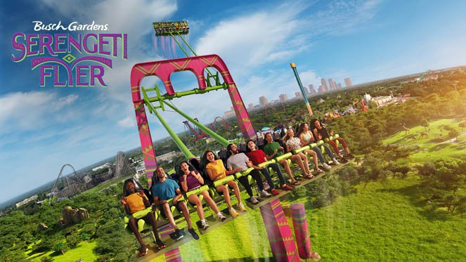 Serengeti Flyer Debuts Spring 2023 at Busch Gardens Tampa Bay