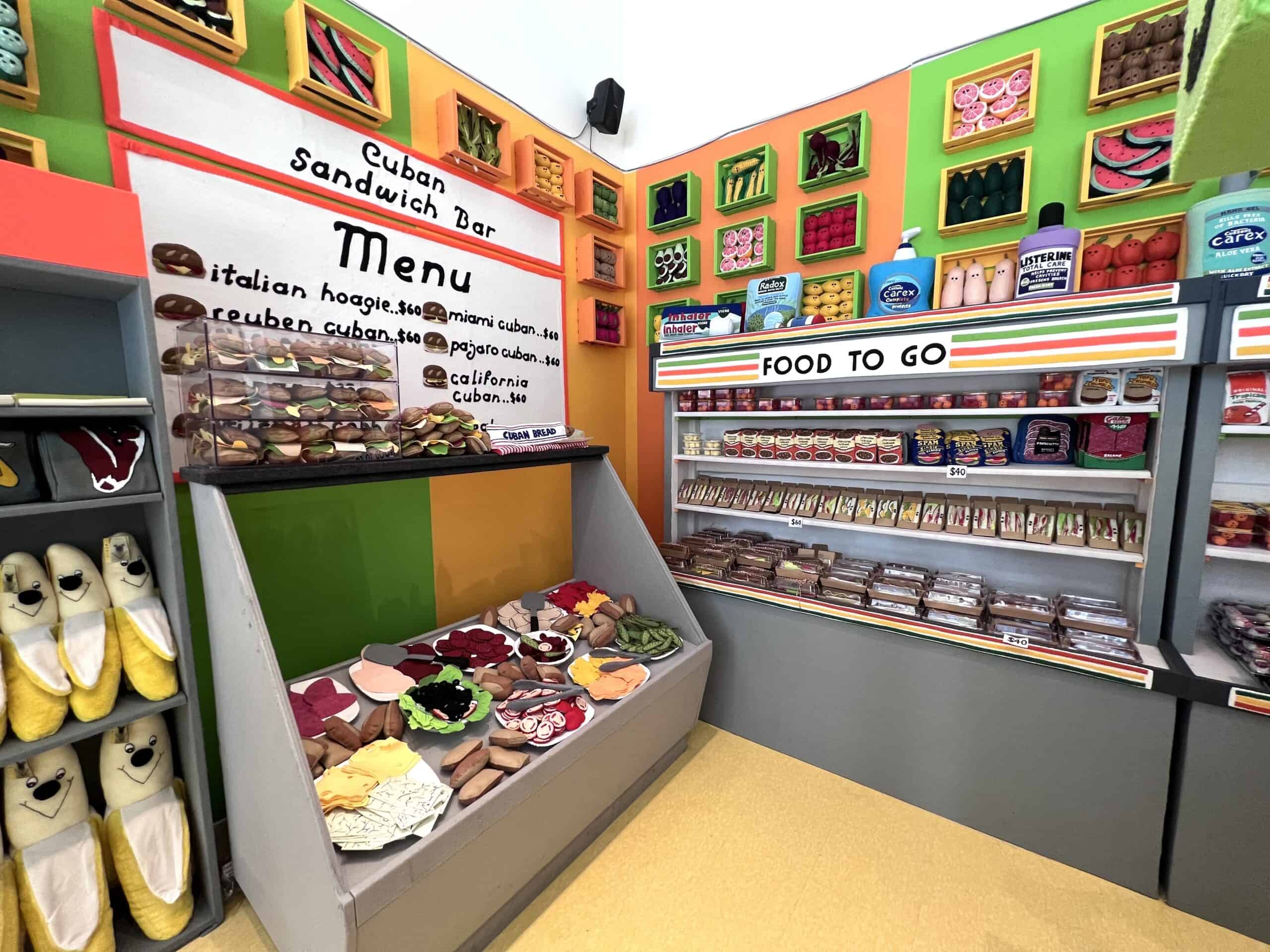 Tampa Fresh Foods,' a grocery store made entirely of felt, opens at Water  Street