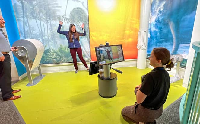 Weather Forecast exhibit at Florida Children's Museum