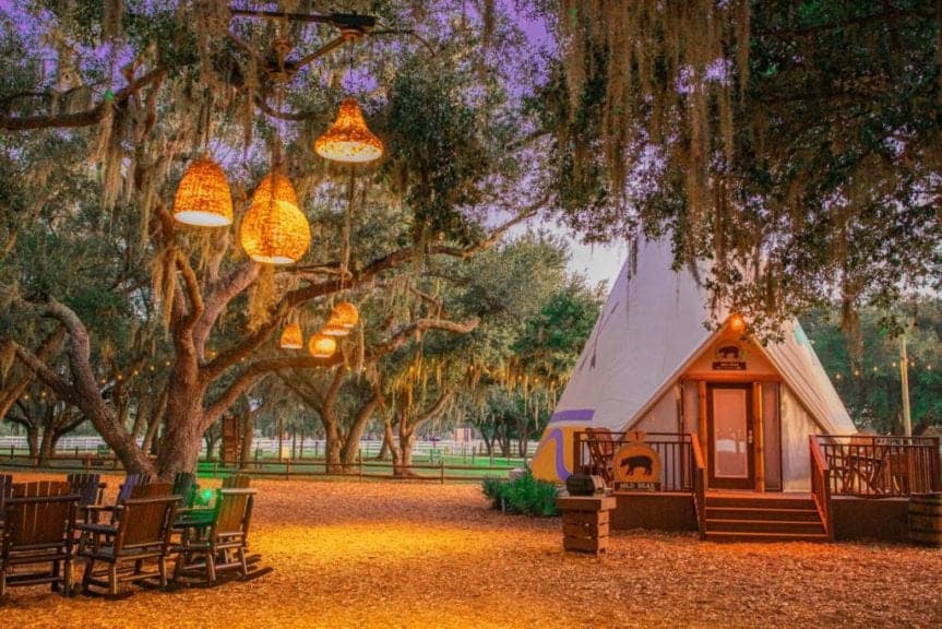 florida drivecations Westgate river ranch glamping