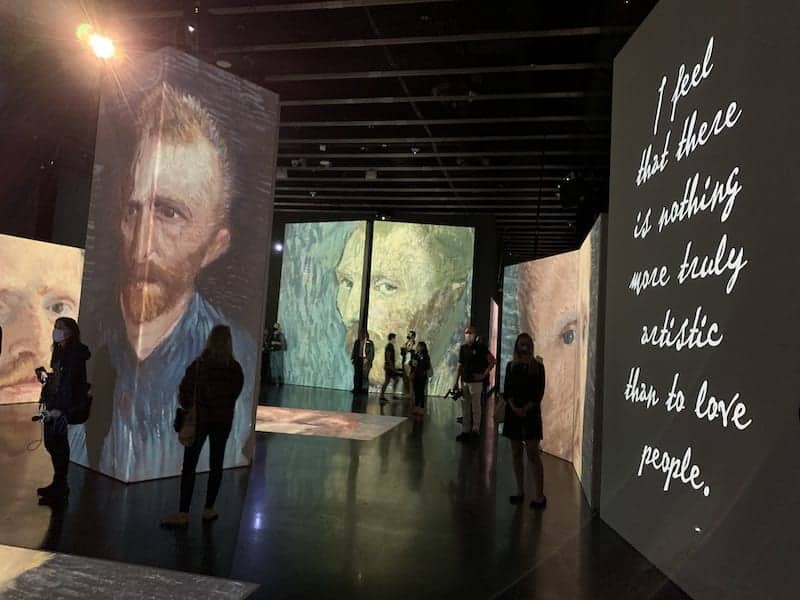 Van Gogh Alive at The Dali quote