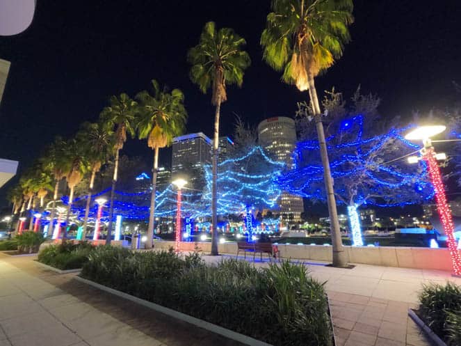 Christmas Lights in Downtown Tampa