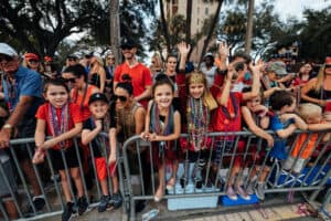 best viewing spots Children's Gasparilla Parade