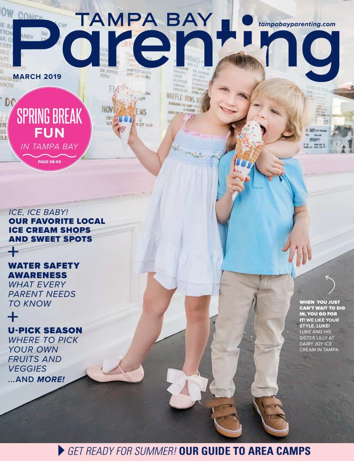 March 2019 Issue of Tampa Bay Parenting Magazine