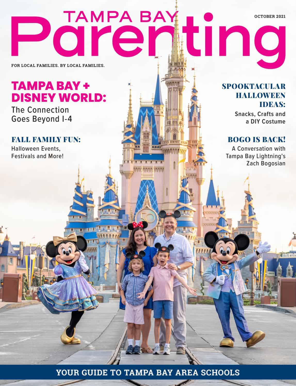 October 2021 Issue of Tampa Bay Parenting Magazine