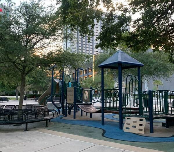 Park on the Tampa Riverwalk