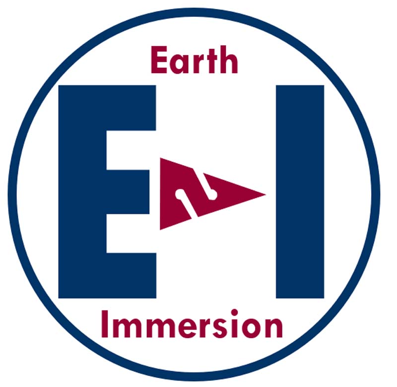 Earth immersion logo