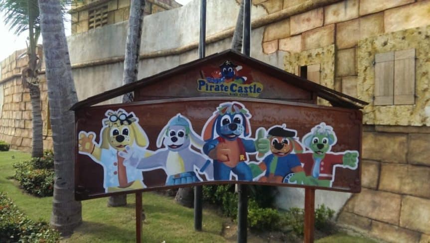 Mini Kids Club in a castle at Palladium Hotels in Punta Cana, Dominican Republic