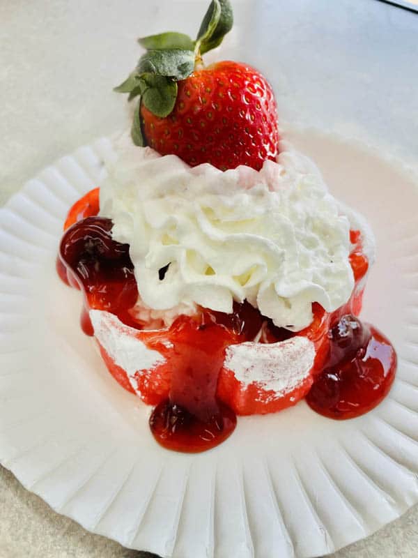 Very Berry Sugar Waffle at the Florida Strawberry Festival