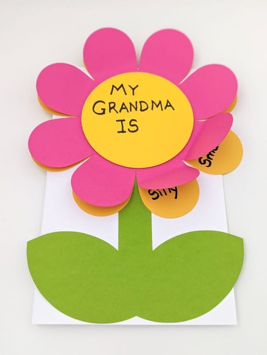 mother's day crafts flower card