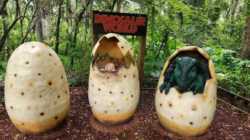 Dinosaur World is super fun for toddlers