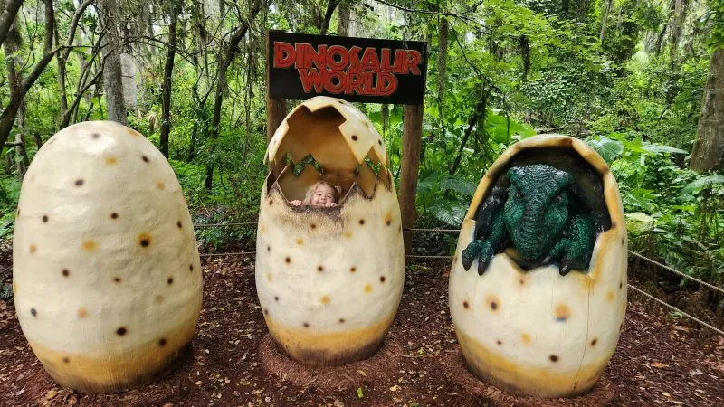 Dinosaur World is super fun for toddlers 
