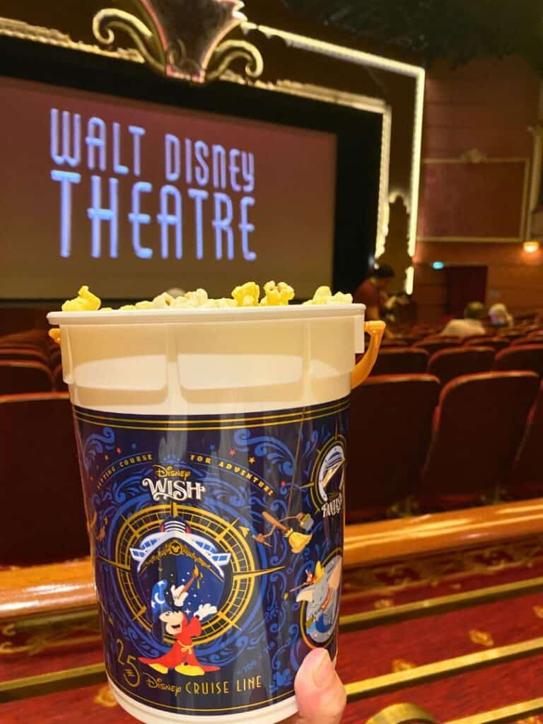 25th Anniversary Disney Cruise Line Popcorn Bucket 