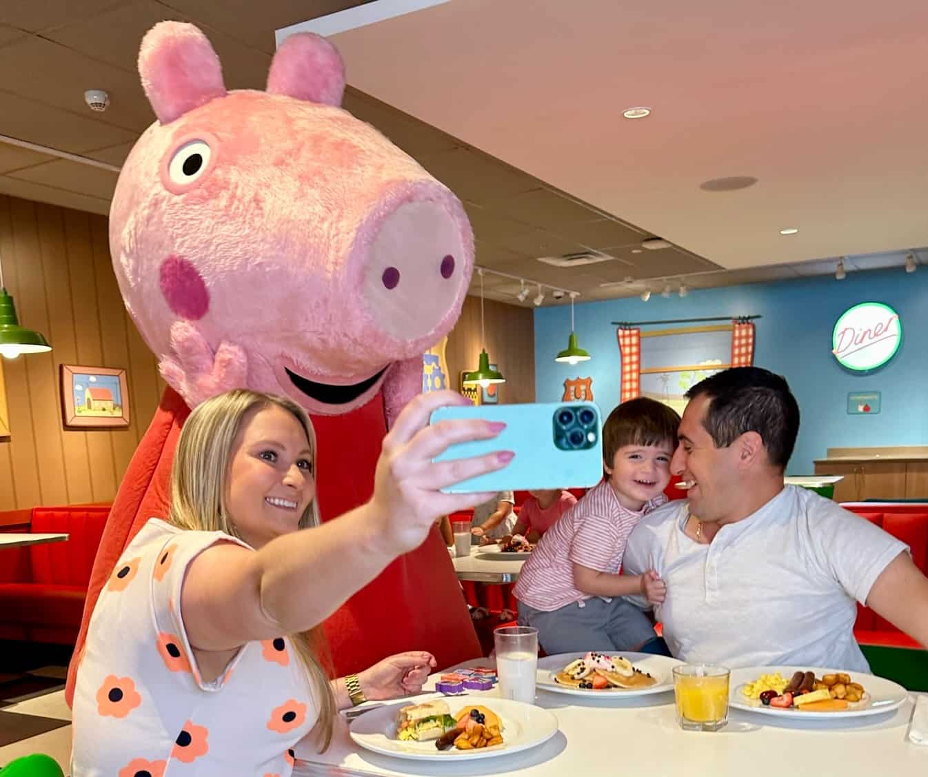 Breakfast with Peppa at Peppa Pig Theme Park