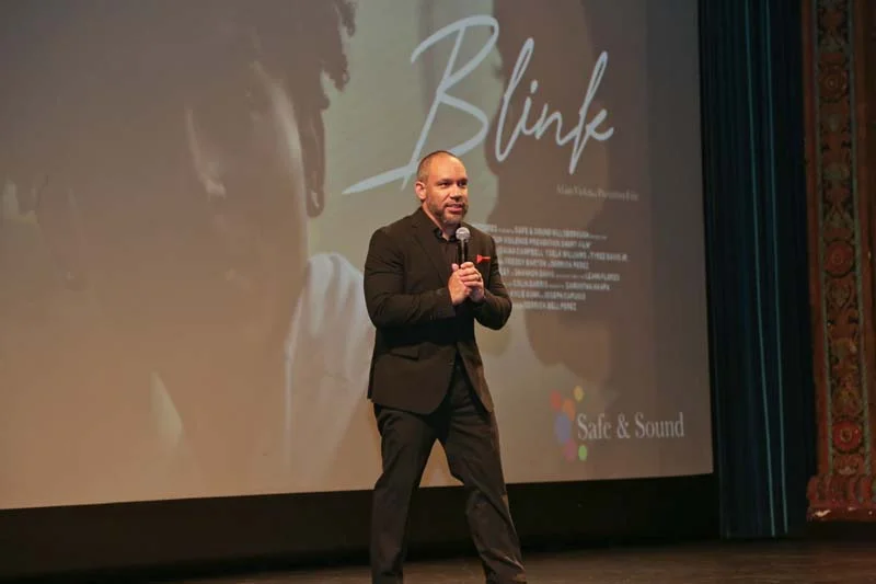 Blink gun violence film producer Freddy Barton