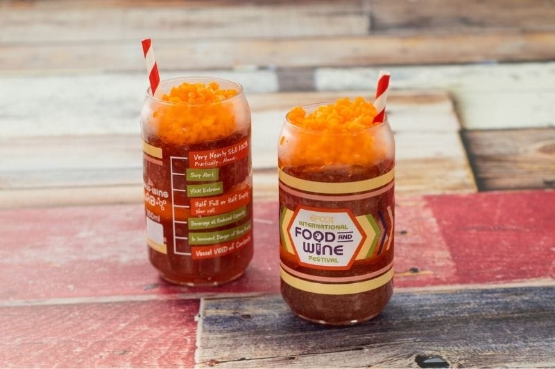 Frozen Pomegranate & Raspberry Tea from the 2025 EPCOT International Food & Win Festival