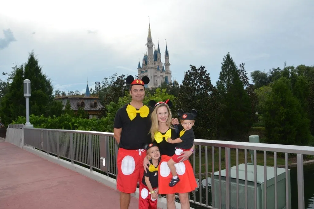 DIY Mickey Mouse costume