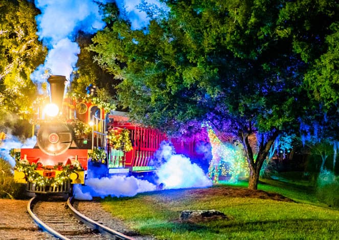 Christmas Town Holly Jolly train Best Christmas Events in Tampa Bay