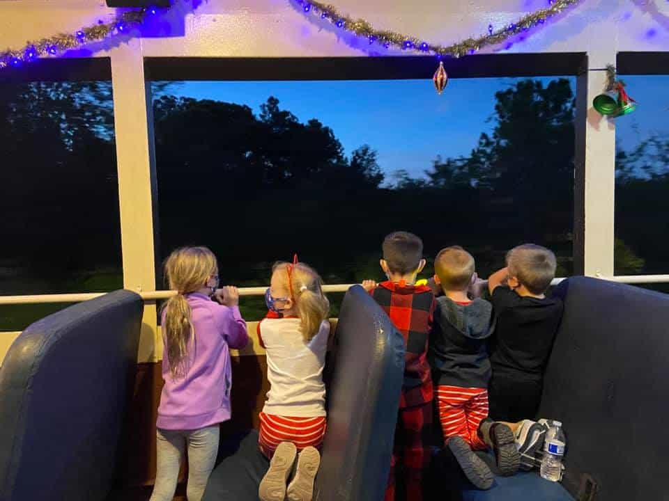 Kids on the North Pole Express