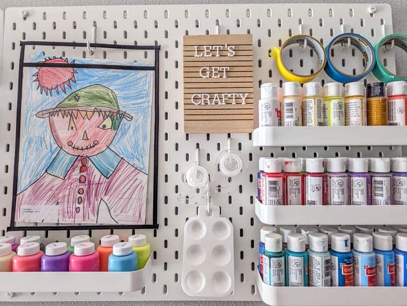 storage solutions for kids art