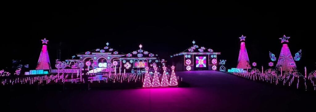 Burton Family Light Show
