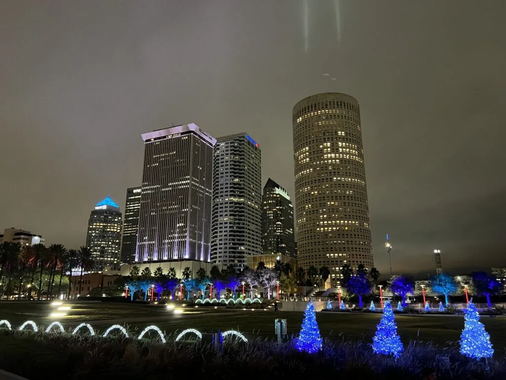 Holiday Lights at Curtis Hixon Park in Tampa