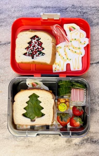 Holiday inspired lunch