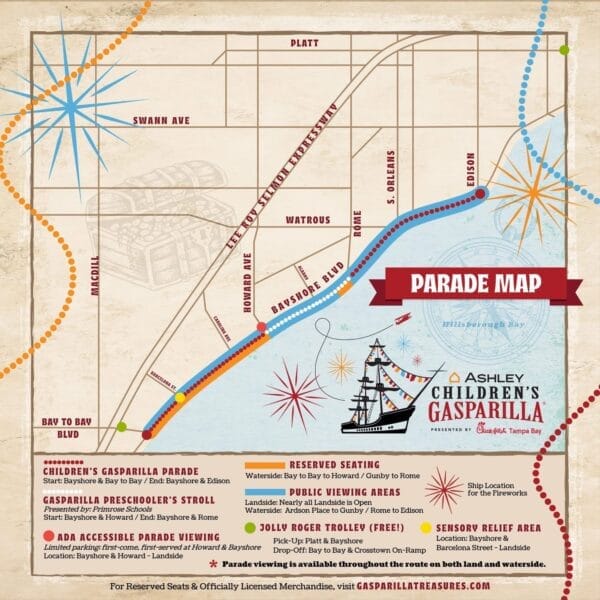 The Best Spots to Watch the Children's Gasparilla Parade Tampa Bay