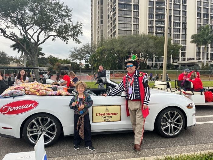 Truett Gardner at Gasparilla Parade