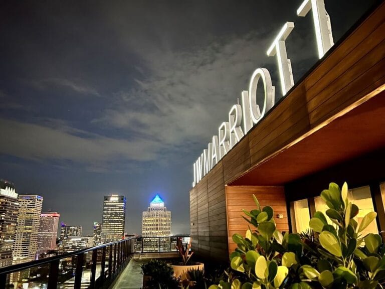 Valentine's day date ideas in Tampa Bay Beacon rooftop bar