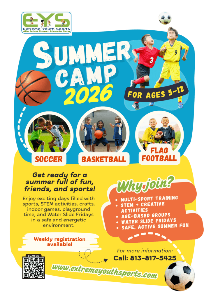 Extreme Youth Sports  Summer Camp Flyer