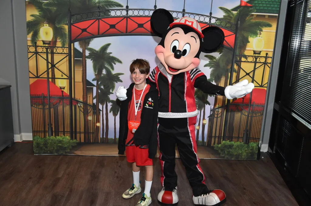 Mickey at ESPN's Wide World of Sports