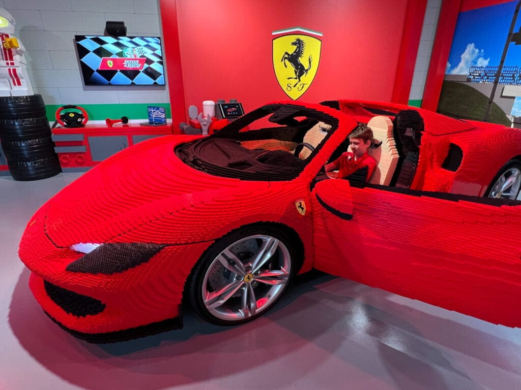 Sit inside a LEGO Ferrari at LEGOLAND Florida