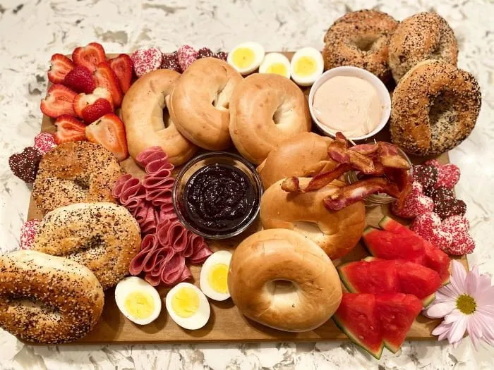 Spring Brunch ideas charcuterie board